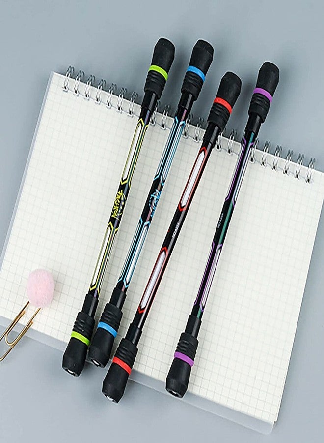 XVIA Spinning Mod Pens - Set of 4 Rotating Fidget Pens for Pen Tricks, Stress Relief, Cool Stationery for Students, Office Toy, Smooth Spin, Durable, Great Gift for Kids & Adults - Image 2
